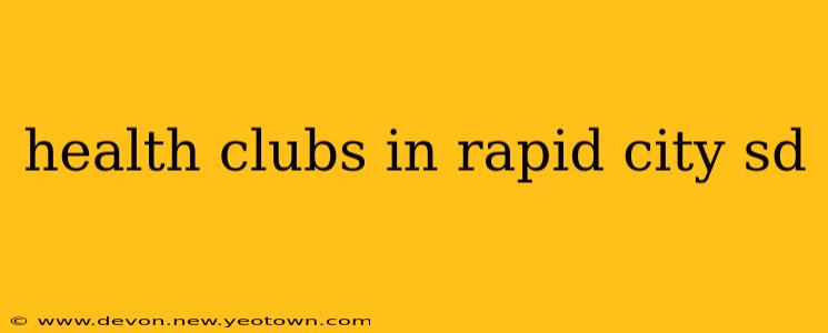health clubs in rapid city sd