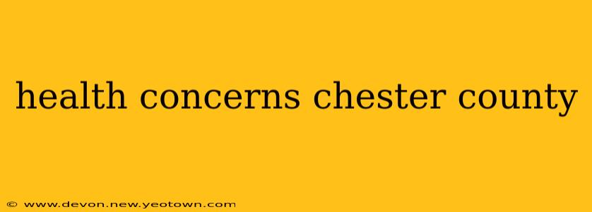 health concerns chester county