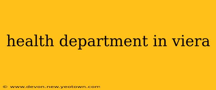 health department in viera