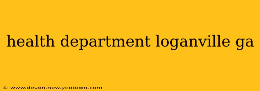 health department loganville ga
