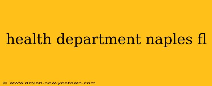health department naples fl