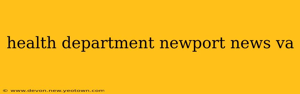 health department newport news va