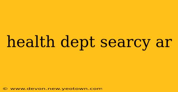 health dept searcy ar