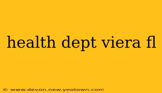 health dept viera fl