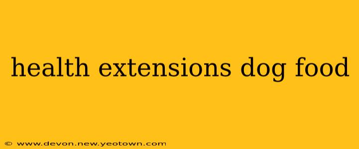 health extensions dog food