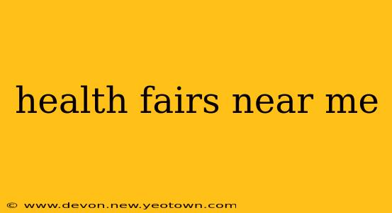 health fairs near me