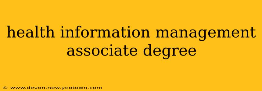 health information management associate degree