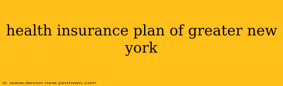 health insurance plan of greater new york