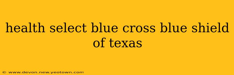 health select blue cross blue shield of texas