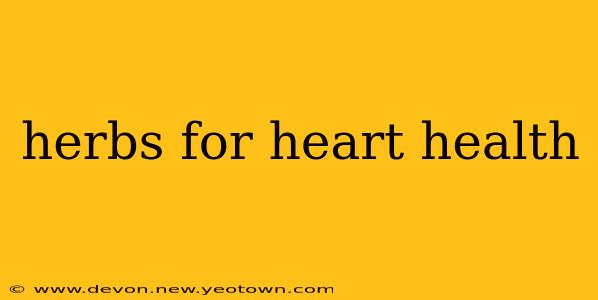 herbs for heart health