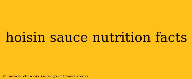 hoisin sauce nutrition facts