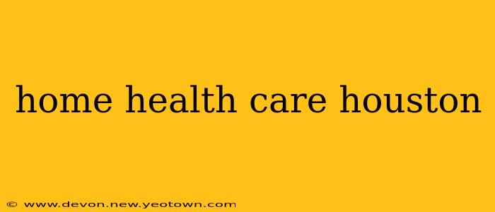 home health care houston
