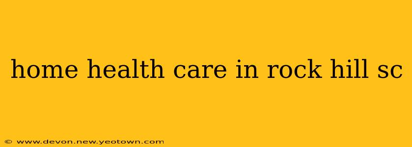 home health care in rock hill sc
