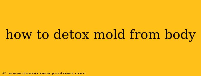 how to detox mold from body