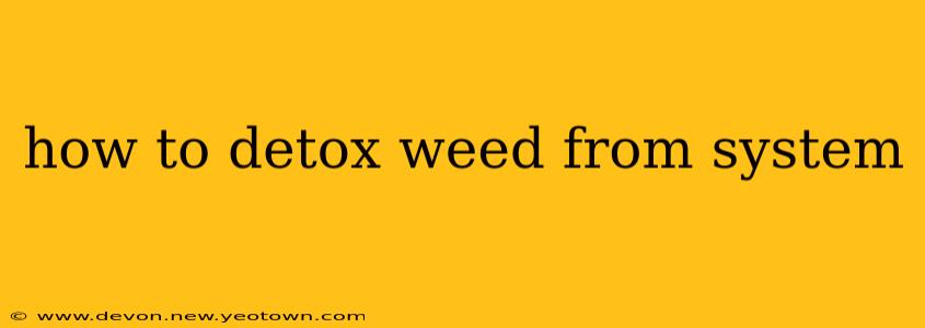 how to detox weed from system