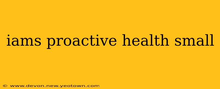 iams proactive health small