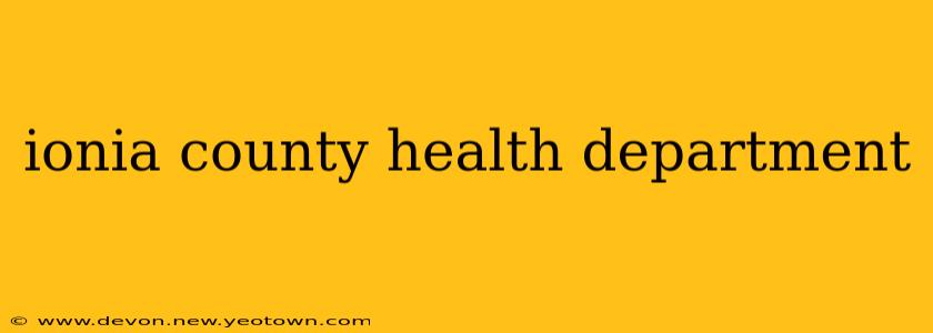 ionia county health department