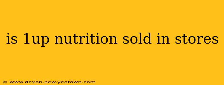 is 1up nutrition sold in stores