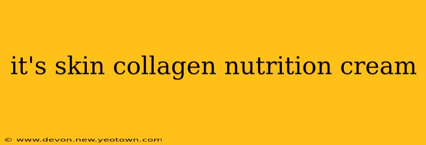it's skin collagen nutrition cream
