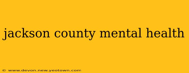 jackson county mental health