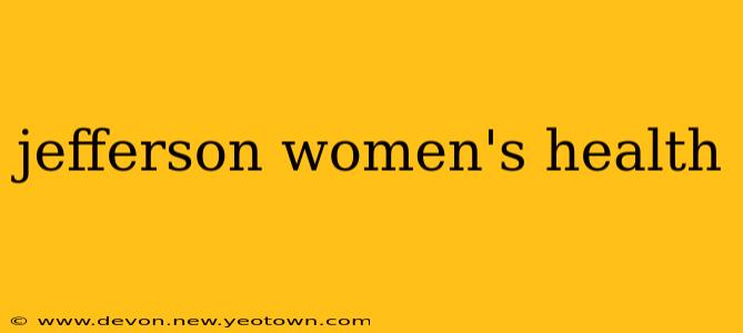 jefferson women's health