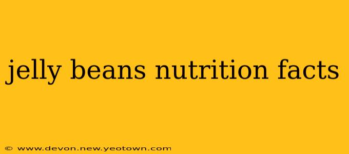 jelly beans nutrition facts
