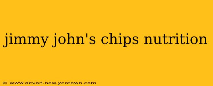 jimmy john's chips nutrition