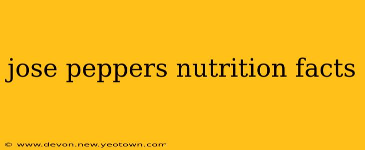 jose peppers nutrition facts