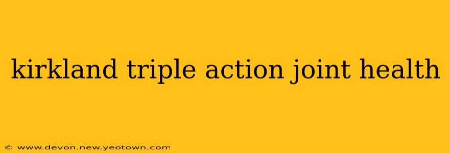kirkland triple action joint health