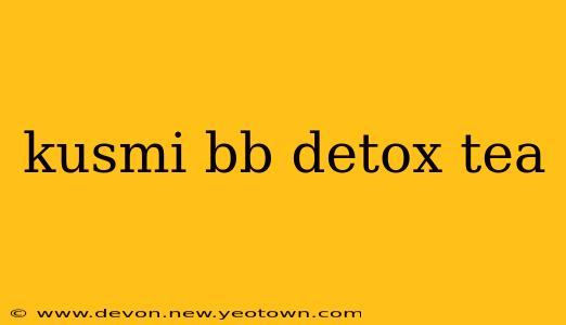 kusmi bb detox tea