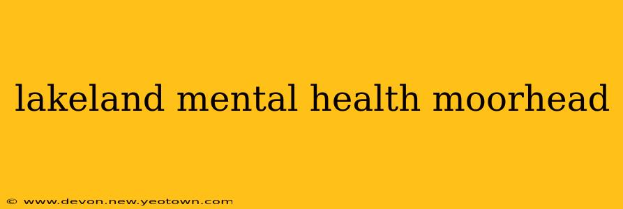 lakeland mental health moorhead
