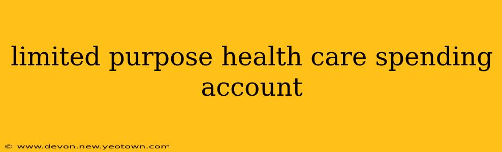 limited purpose health care spending account