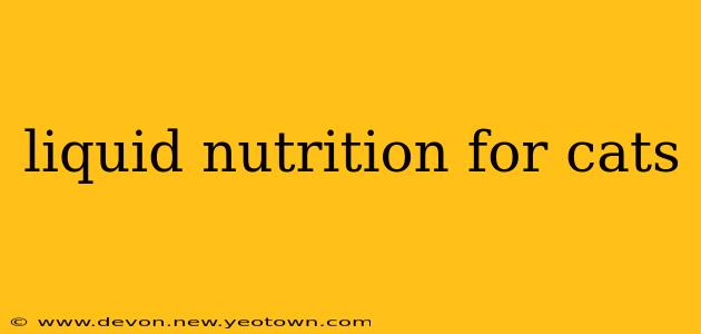 liquid nutrition for cats
