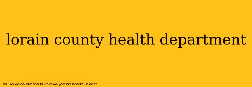 lorain county health department