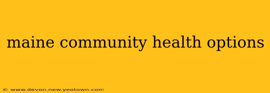 maine community health options