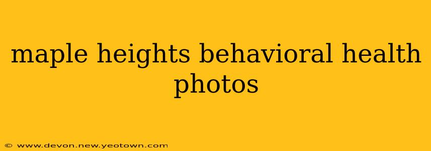 maple heights behavioral health photos
