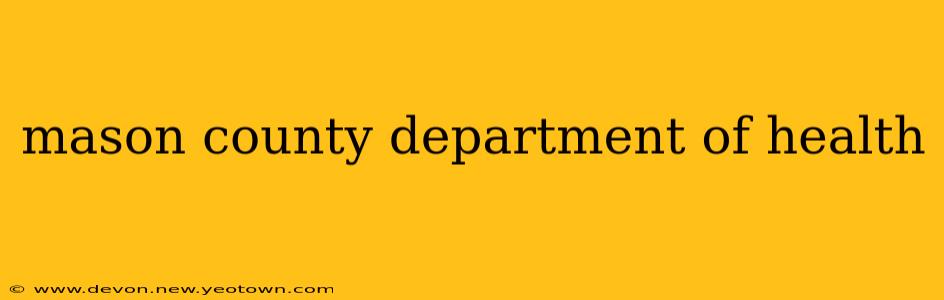 mason county department of health