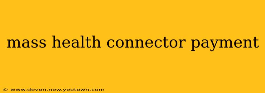mass health connector payment