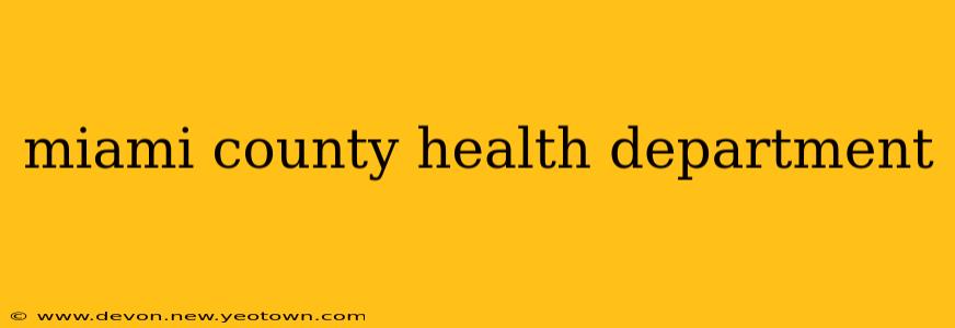 miami county health department