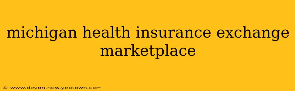 michigan health insurance exchange marketplace