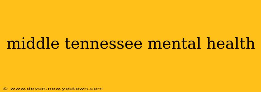 middle tennessee mental health