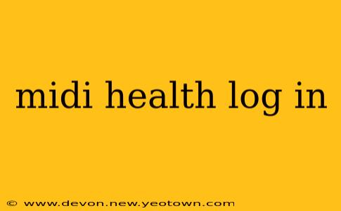midi health log in