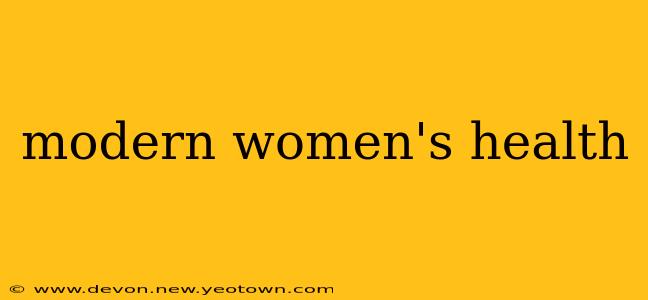 modern women's health