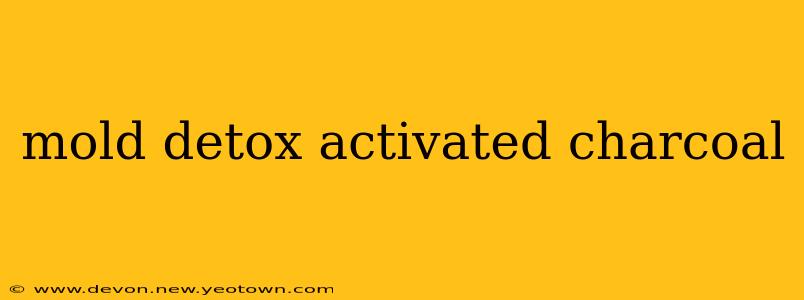 mold detox activated charcoal