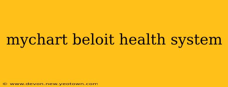 mychart beloit health system