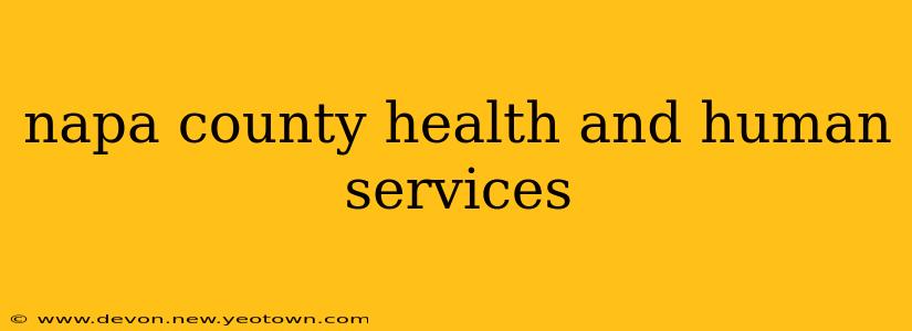 napa county health and human services