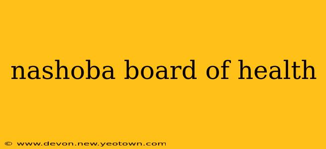 nashoba board of health