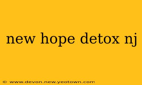new hope detox nj