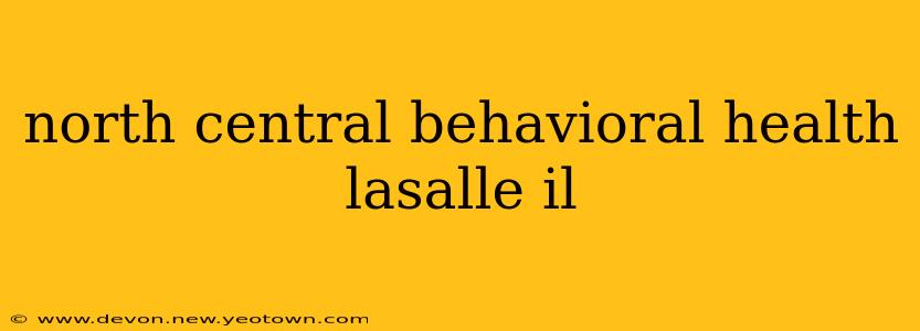 north central behavioral health lasalle il