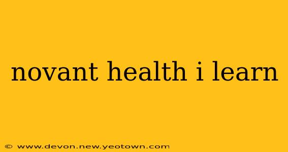 novant health i learn